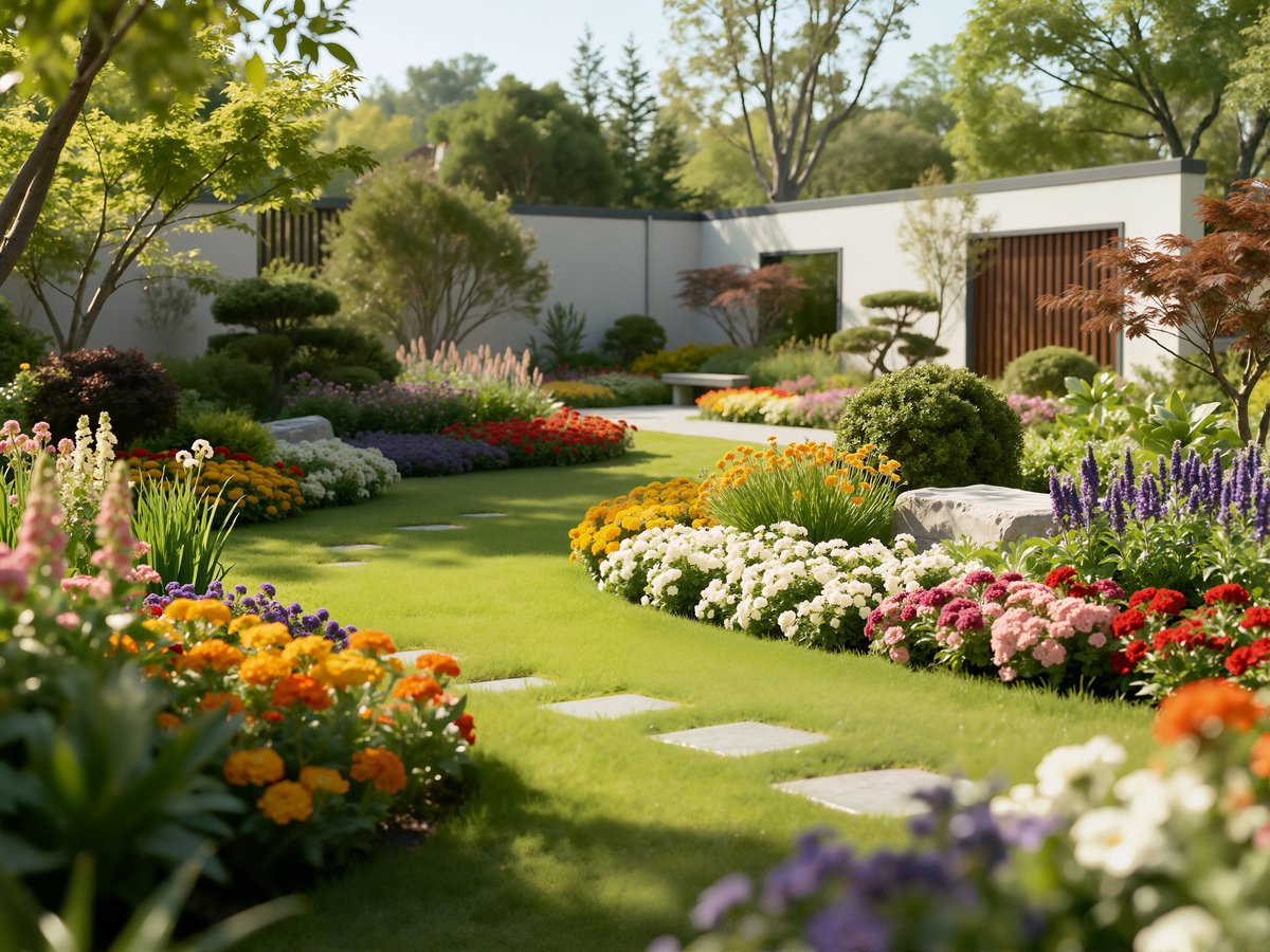 Beautiful garden design